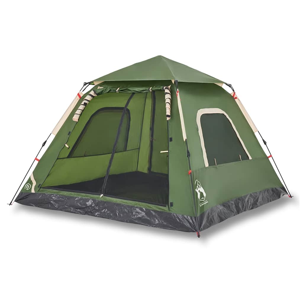 Vidaxl Dome Tält 5-person Fast Release Green