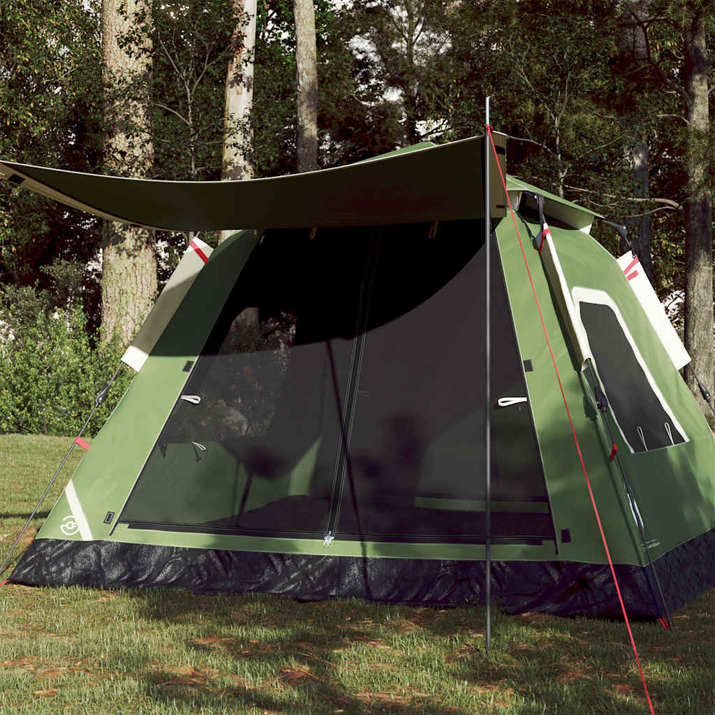 Vidaxl Dome tent 5-person fast release green