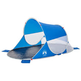 Vidaxl Beach Tält Pop-up Waterproof Azure Blue