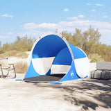 Vidaxl beach tent pop-up waterproof azure blue