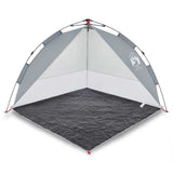 Vidaxl Beach Tent Waterproof Fast Odłączanie szarości