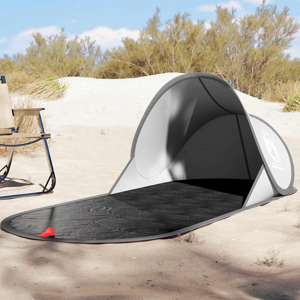 Vidaxl Beach Tent Pop-Up Waterproof Grey