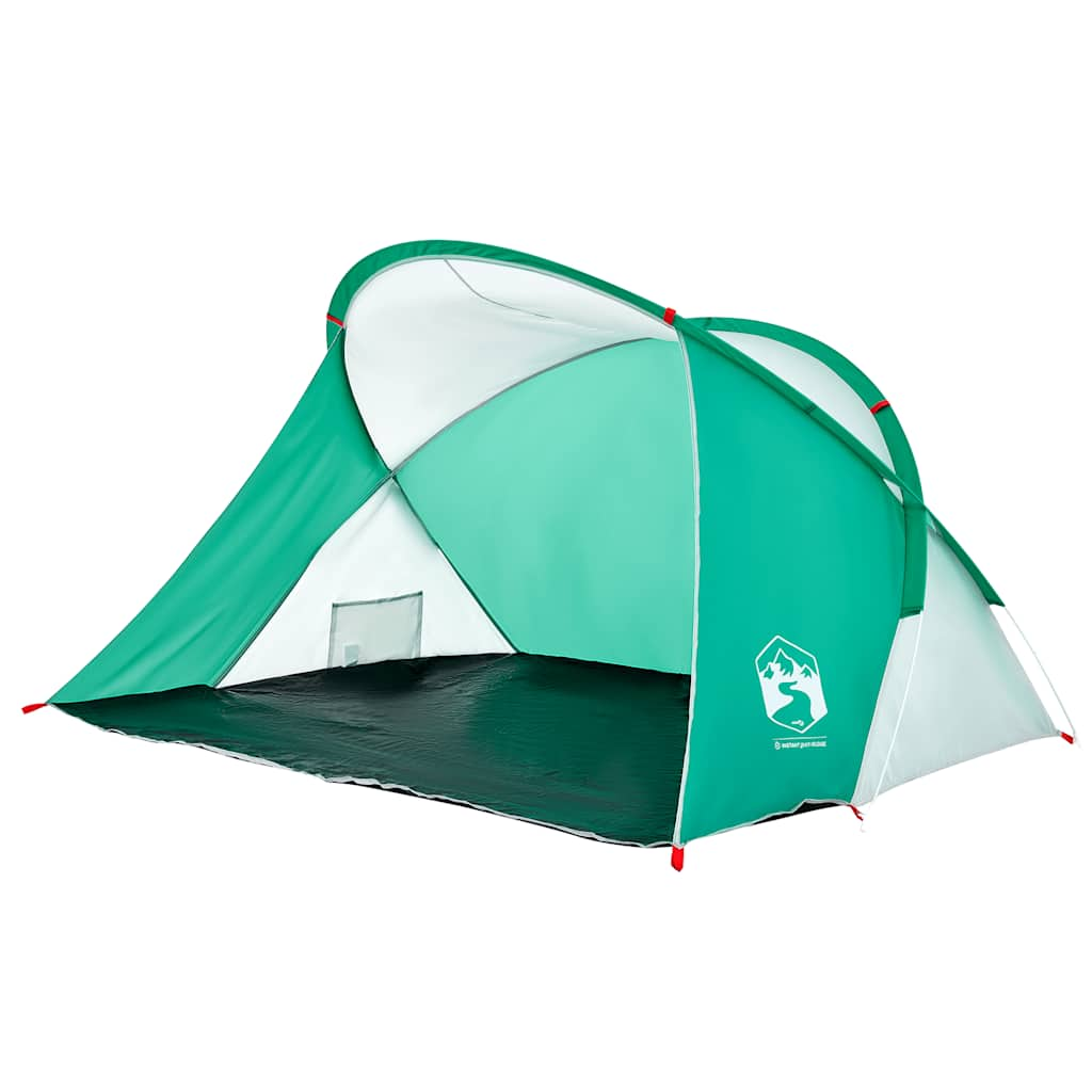 Vidaxl beach tent 2-person pop-up waterproof sea green