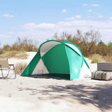 Vidaxl beach tent 2-person pop-up waterproof sea green