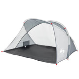 Vidaxl beach tent 2-person pop-up waterproof gray