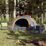 Vidaxl Tent 2 Personne Fast Release Gray et Orange