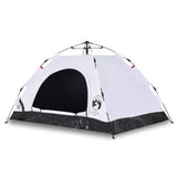 Vidaxl Tent 2 persone Rilascio rapido Blackout Stuff bianco