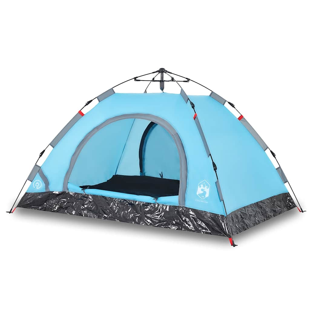 Vidaxl Tent 3 Person Fast Release Blue