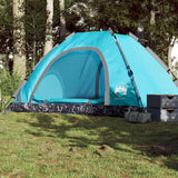 Vidaxl Tent de 5 personas Liberación rápida azul