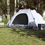 VidaXL Tent 5-person fast release blackout fabric white