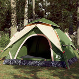 Vidaxl Dome Tent 3-osobowy szybki wydawanie zielonego