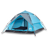 Vidaxl Dome Tent 4 Persona Fast Release Blue