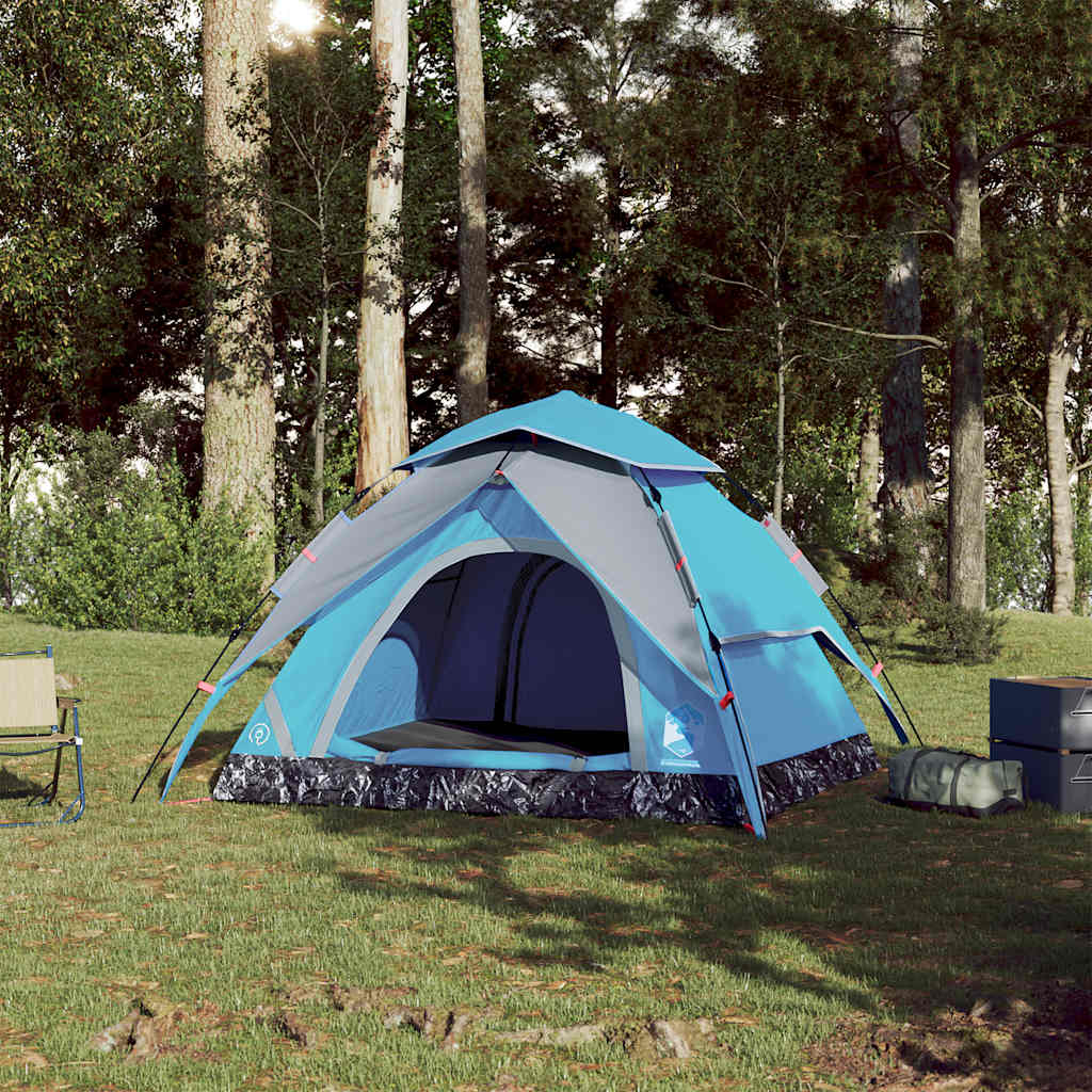 Vidaxl Dome Tent 4 Persona Fast Release Blue