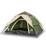 Vidaxl Dome Tent de 5 personas Liberación rápida Green