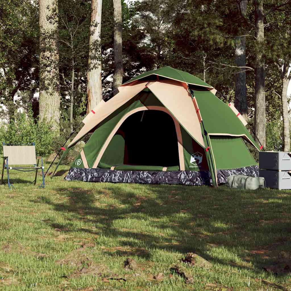 Vidaxl Dome Tent Dome Release Fast Release Green