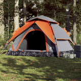 Vidaxl Dome tent 5-person fast release gray and orange