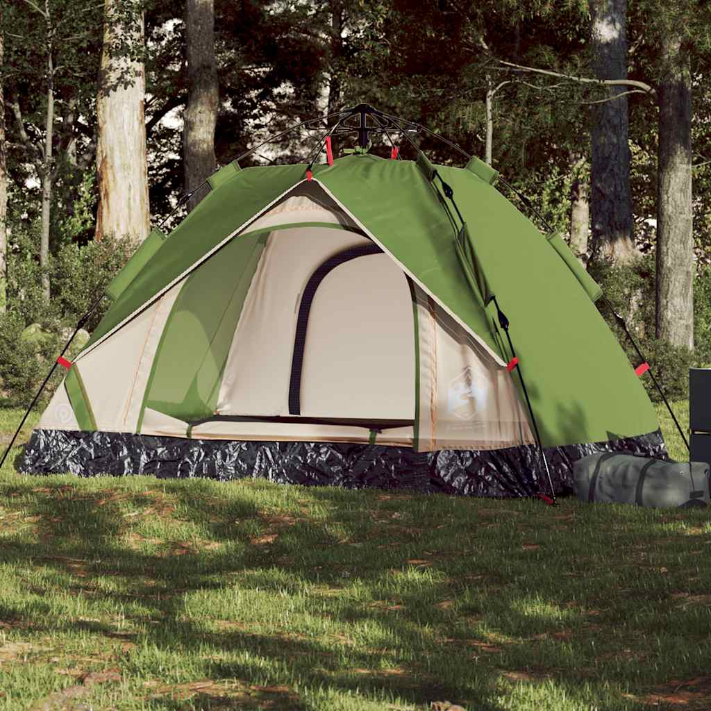 Tente dôme Vidaxx 2 personnes à dégagement rapide vert