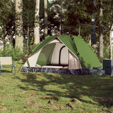 Vidaxl Dome Tent de 3 personas Liberación rápida Green