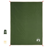Vidaxx couverture de pique-nique avec piquets 205x155 cm vert