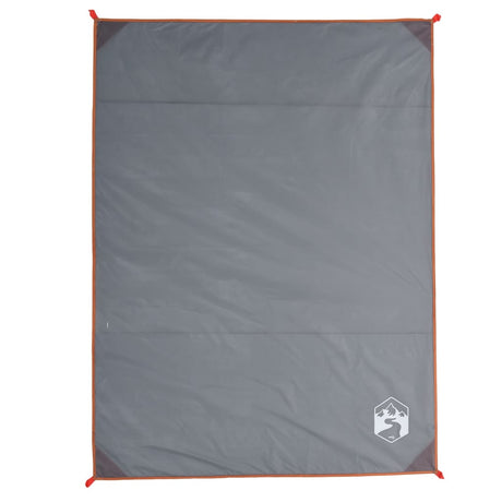 Vidaxx couverture de pique-nique avec piquets 205x155 cm gris et orange
