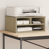 VidaXL armoire pour imprimante 49x40x22,5 cm en bois d'ingénierie couleur chêne sonoma