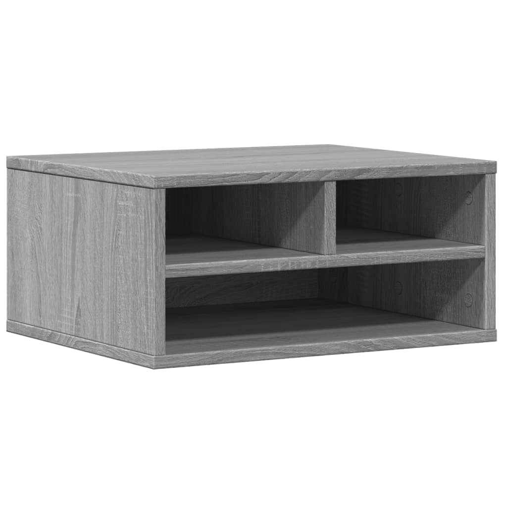 Scatola di stampante Vidaxl 49x40x22.5 CM Oak Sonoma in legno Grey