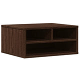 Vidaxl Dréckerkëscht 49x4xx22.5 cm schneiden Holz brong Oak -Colored