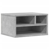 Vidaxxl armoire pour imprimante 40x32x22,5 cm bois d'ingénierie gris béton