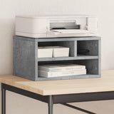 Vidaxxl armoire pour imprimante 40x32x22,5 cm bois d'ingénierie gris béton