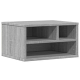 VidaXL armoire d'imprimante 40x32x22,5 cm bois traité gris chêne sonoma