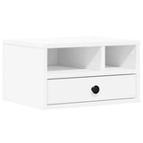 VidaXL armoire d'imprimante 40x32x22,5 cm bois traité blanc