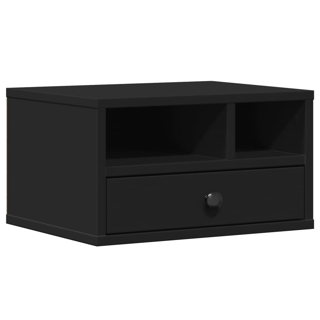 VidaXL armoire d'imprimante 40x32x22,5 cm bois traité noir