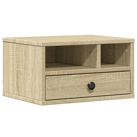 VidaXL armoire pour imprimante 40x32x22,5 cm en bois d'ingénierie couleur chêne sonoma