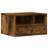 VidaXL armoire d'imprimante 40x32x22,5 cm bois traité, chêne fumé