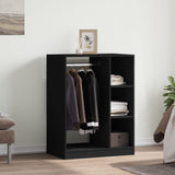 Vidaxl Garderobe 77x48x102 cm propertiertes Holzschwarz