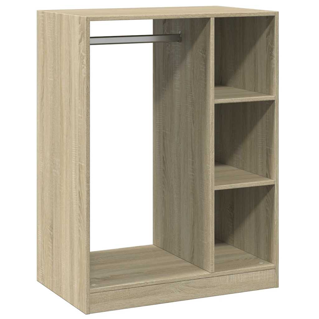 Vidaxxl armoire 77x48x102 cm dérivé du bois chêne sonoma coloré