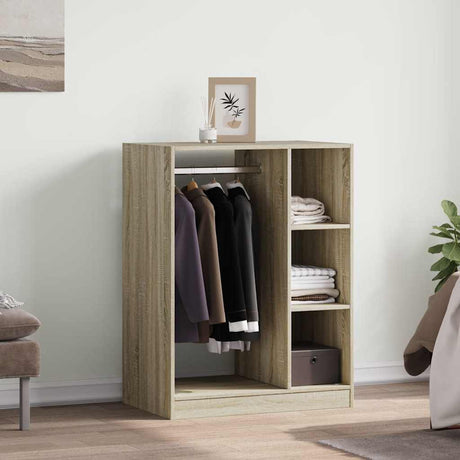 Vidaxxl armoire 77x48x102 cm dérivé du bois chêne sonoma coloré