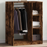 Armoire Vidaxx 77x48x102 cm bois traité, chêne fumé