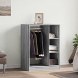 Vidaxl Wardrobe 77x48x102 Cm Practled Wood Grey Sonoma Oak Kolor