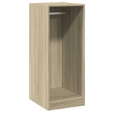 Vidaxl garderobe 48x41x102 cm bearbeidet tre sonoma eik farget