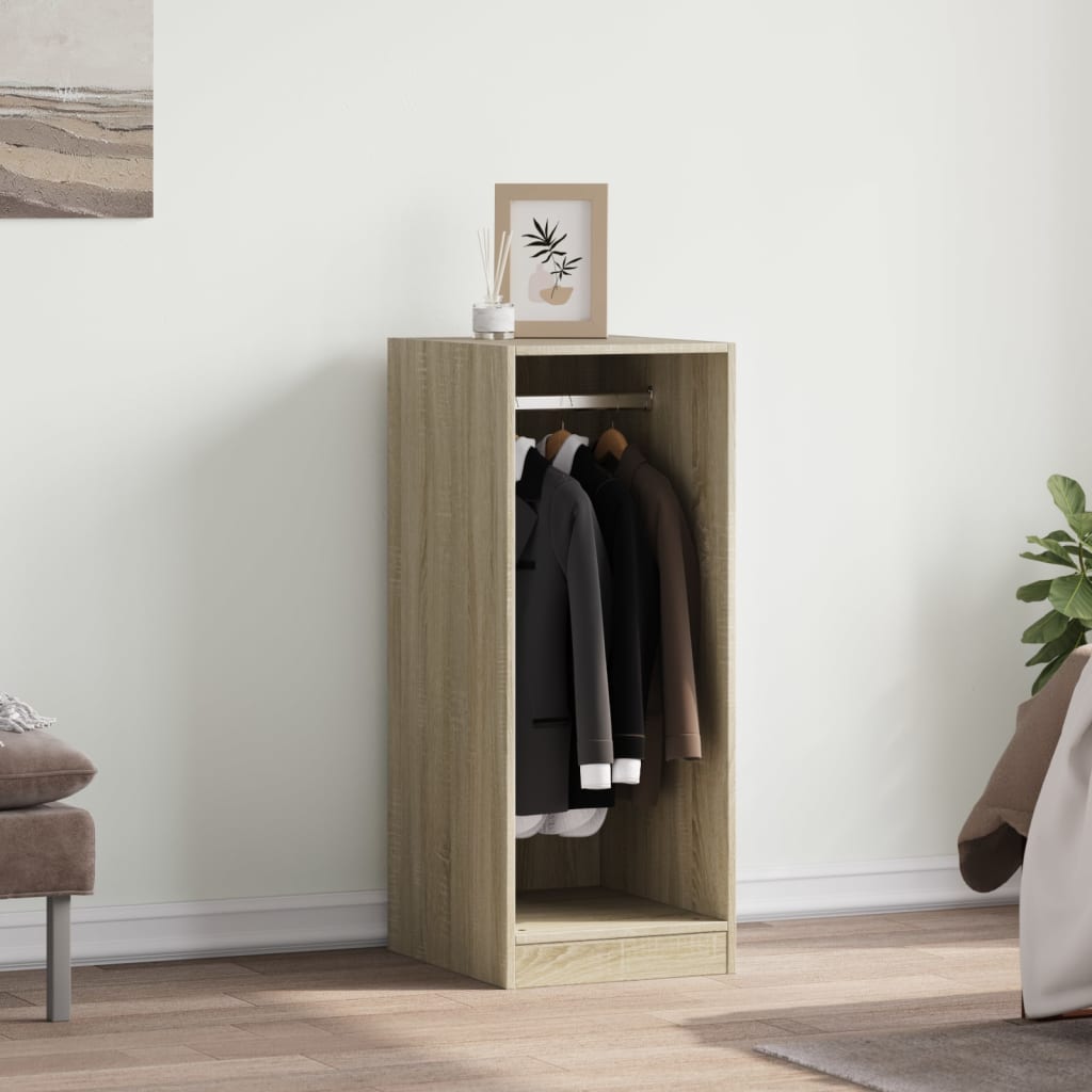 Vidaxl garderobe 48x41x102 cm bearbeidet tre sonoma eik farget