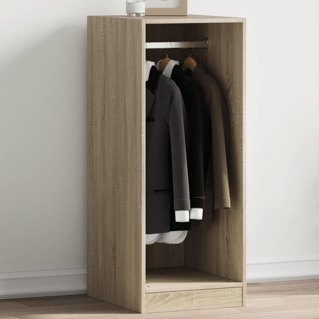 VidaXL Wardrobe 48x41X102 cm Processed Wood Sonoma Oak colored