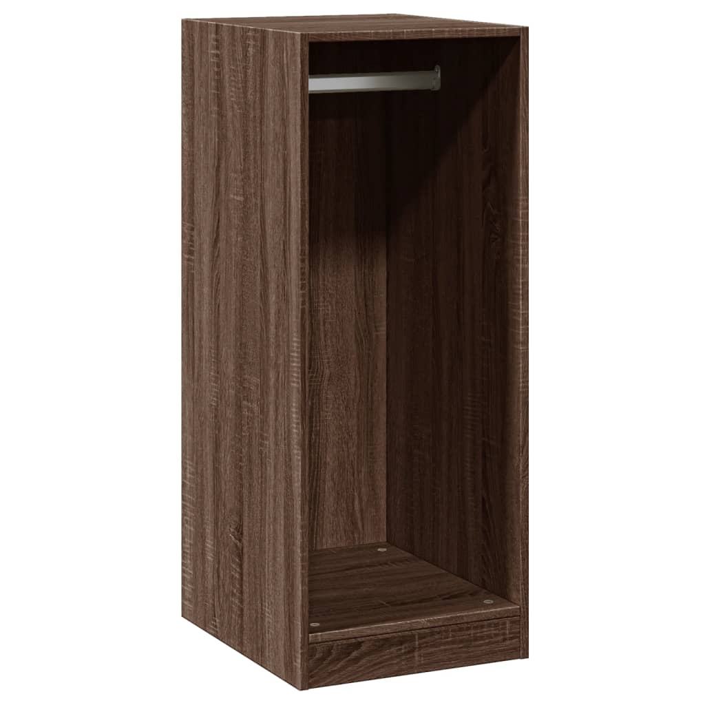 Vidaxl Wardrobe 48x41x102 cm praktikoval dřevo šedý sonoma dub barevný