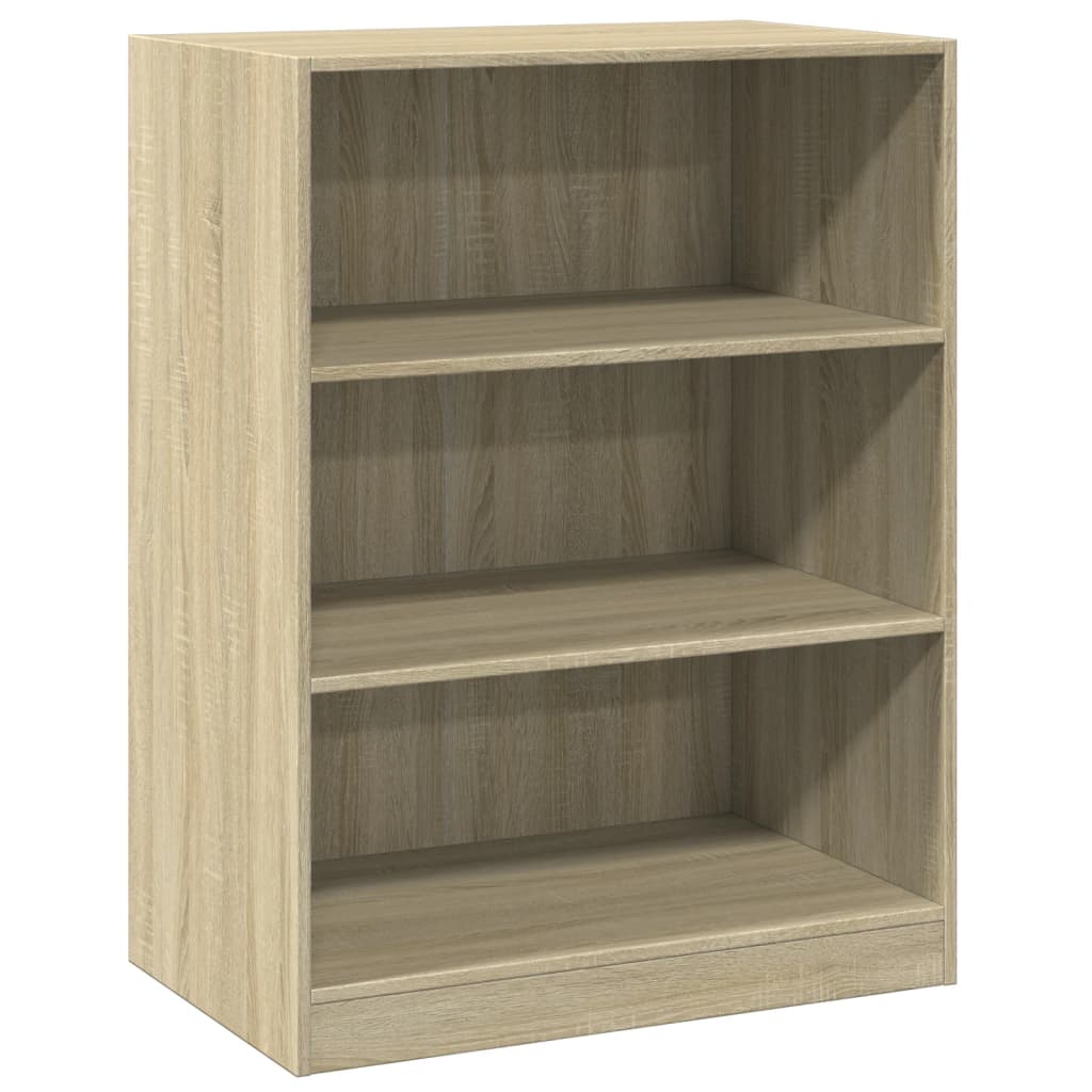 VIDAXL -Garderobe 77x48x102 cm Propertiertes Holz Sonoma Eiche gefärbt