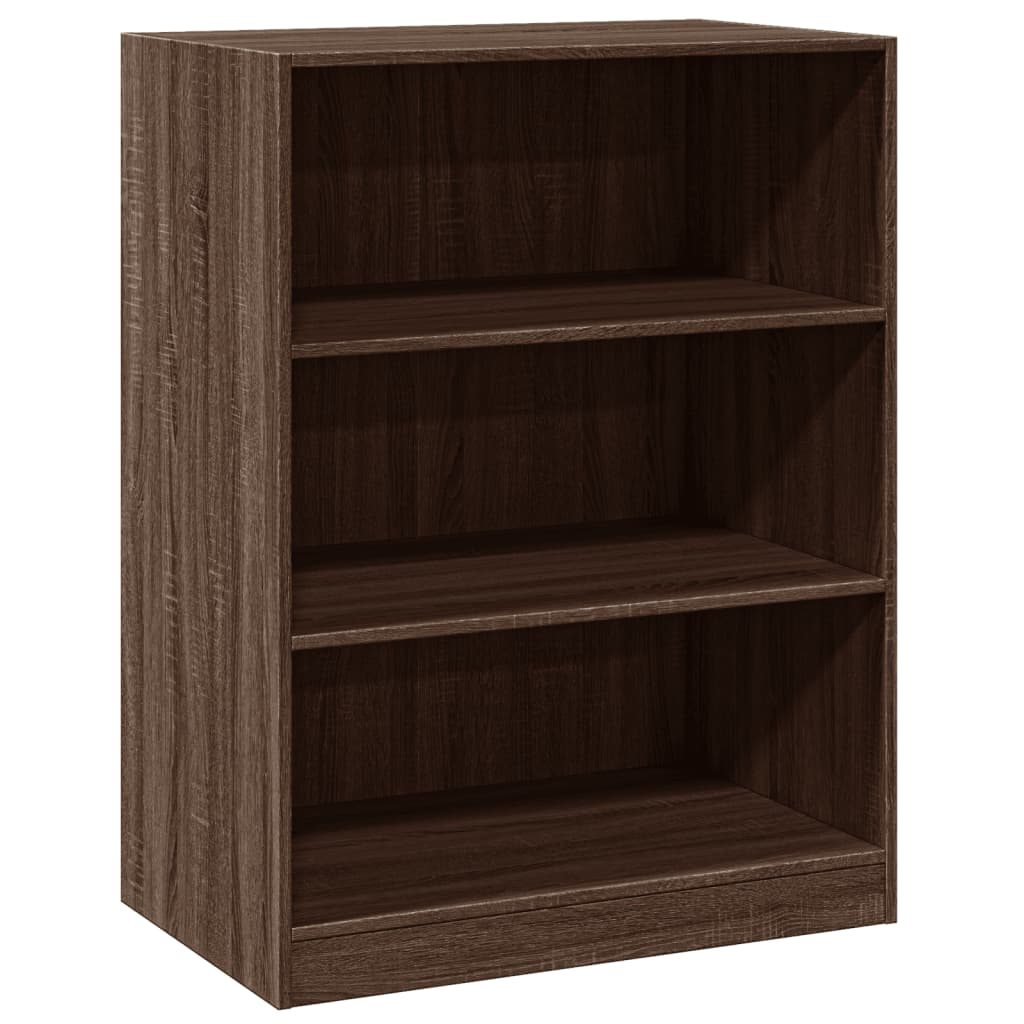 Vidaxl Garderobe 77x48x102 cm Praktiseret træbrun eg farvet