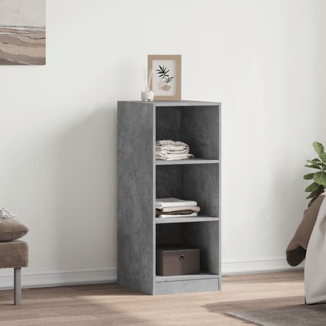 Vidaxxl armoire 48x41x102 cm dérivé du bois béton gris