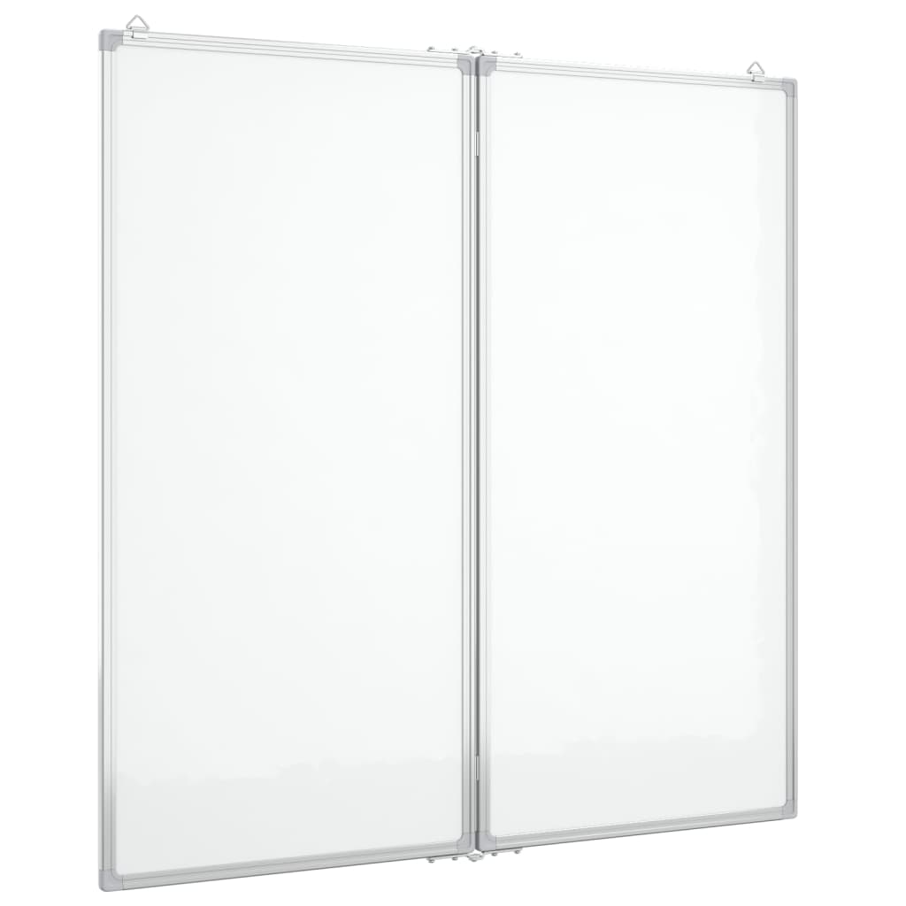 Vidaxl Whiteboard magnetesch flappbar 80x80x1.7 cm Aluminium