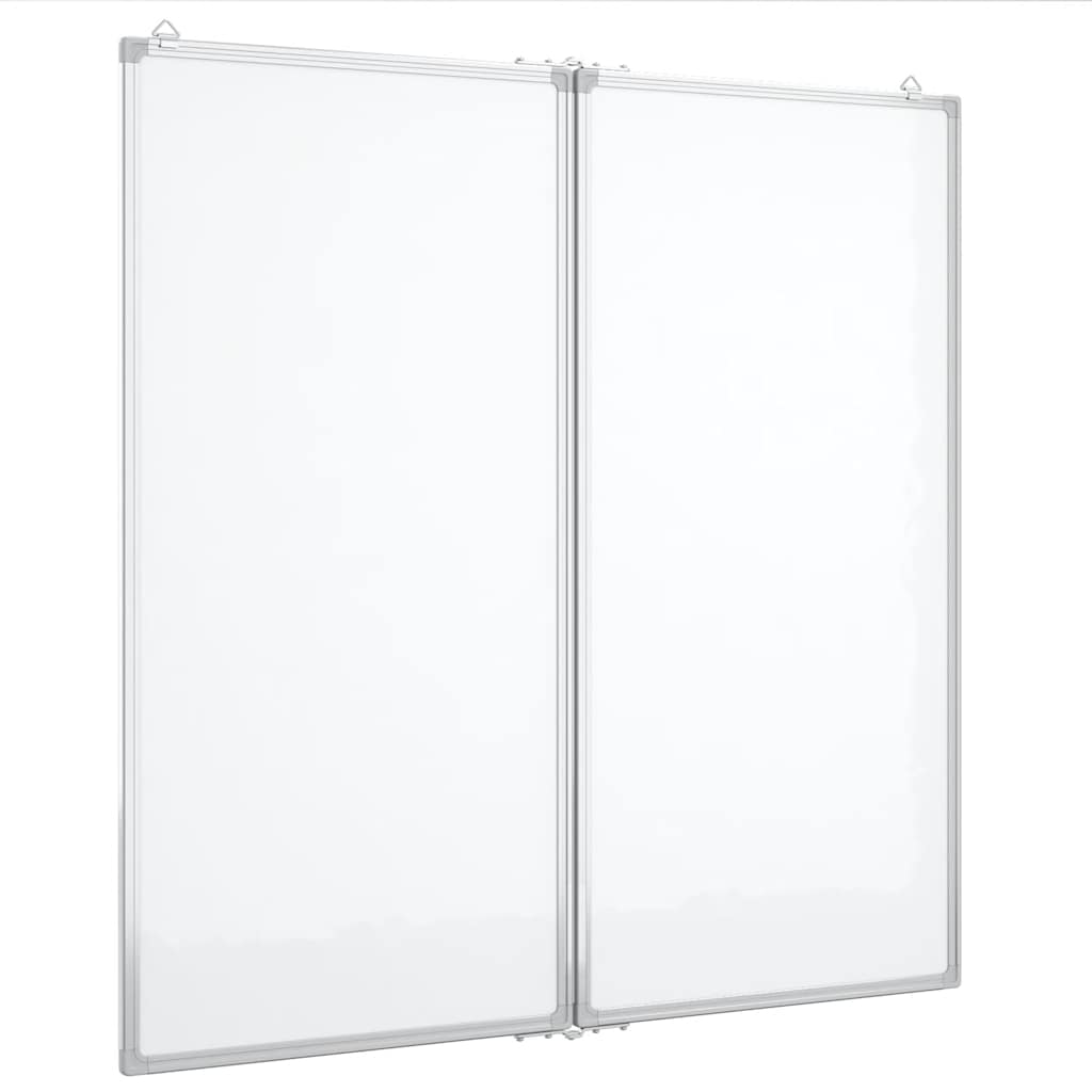 Vidaxx tableau blanc pliant magnétique 80x80x1,7 cm aluminium