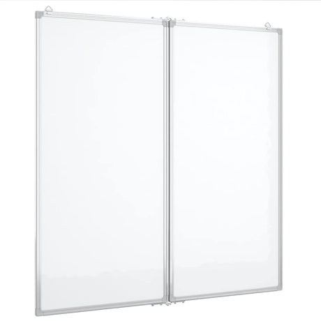 Vidaxx tableau blanc pliant magnétique 80x80x1,7 cm aluminium