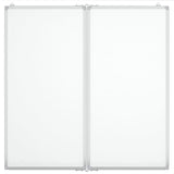 Vidaxx tableau blanc pliant magnétique 80x80x1,7 cm aluminium